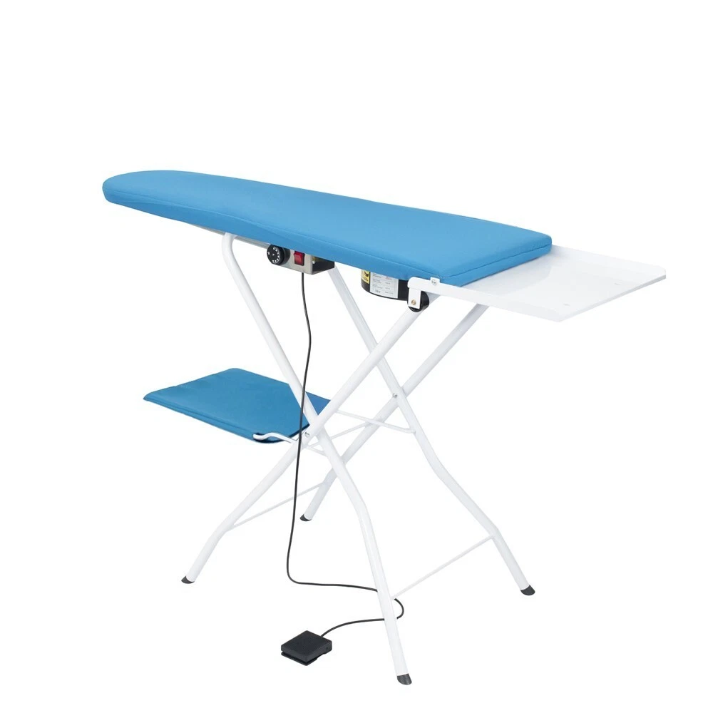Table à Repasser Large MAPA 125x45cm Pour Centrale Vapeur - Pliable Avec Repose-fer - Motif Floral