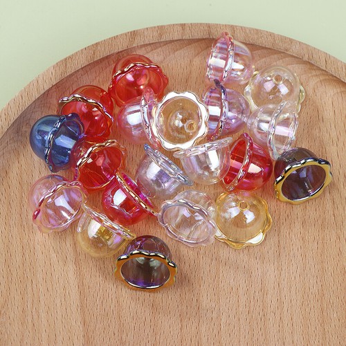 Glitter Wind Bell Spacer Jellyfish Beads Bracelet DIY Decoration Handmade Charms - 第 10/11 張圖片