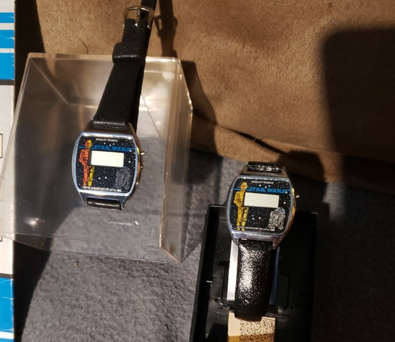 Star Wars ROTJ Return of the Jedi Official Droids Starfield Watch 2 1982 Bradley