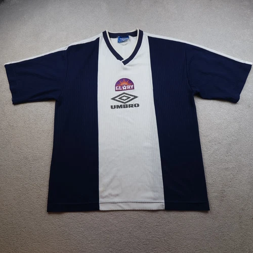 Vintage Perth Glory Shirt Extra Large White Training Kit Umbro 1996 1998 Jersey