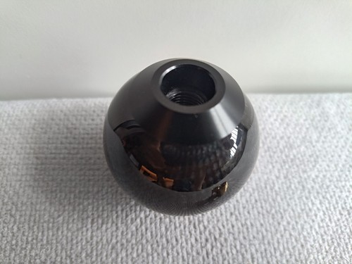 Carbon blk shift gear knob for HONDA CIVIC TOYOTA SUBARU IMPREZ STI EVO 86 SUPRA - Picture 4 of 4