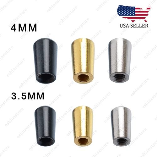 3 Color Metal 3 Way M3.5/M4Toggle Switch Knob Tip Cap For GIBSON EPI Les Paul SG