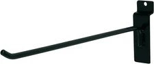 50 Black 10" Slatwall Peg Hooks Slat Wall Retail Display 6mm Diameter Tubing