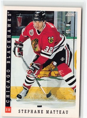 Stephane Matteau Chicago Blackhawks 1992 #398
