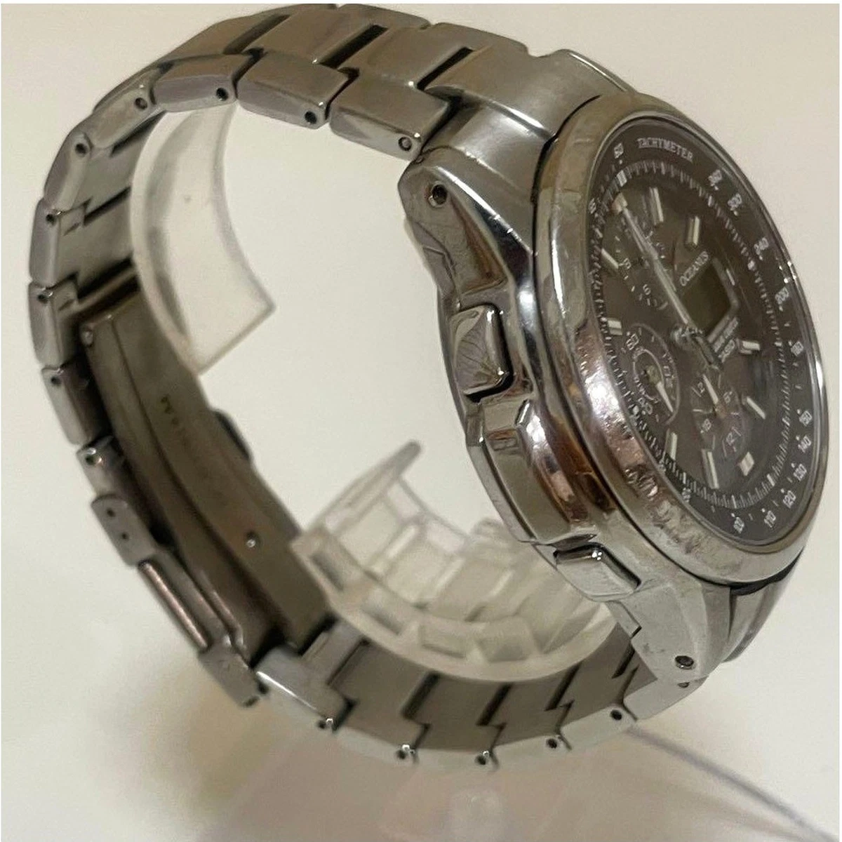 Reloj Cronógrafo Casio Oceanus OCW-500TDJ Resistente Solar Radiocontrolado Titanio