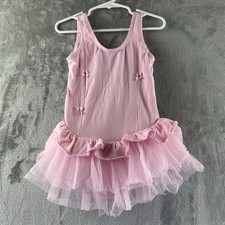 Popatu Tutu Dress Girls M Pink Sleeveless