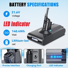 Battery For Dyson V8 SV10 Absolute Cordless Vacuum Cleaner Li-ion Battery