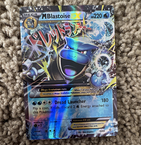 Pokemon Company M Blastoise EX 18/83 Generations Holo Ultra Rare 220 READ DESC