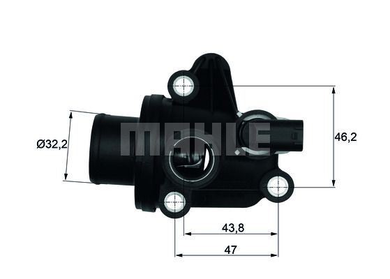 MAHLE TI 12 87 THERMOSTAT COOLANT