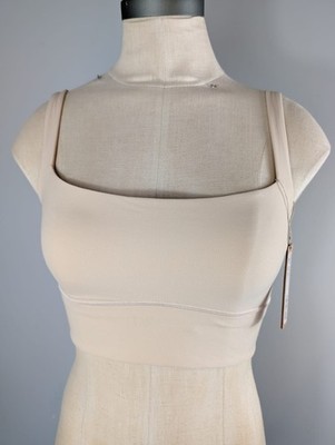 Skims cream tank top for running women's size S