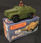 Lesney Matchbox No. 28 Rola-matics Stoat, olive green, original box