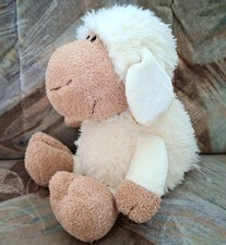 Nici Jolly Mäh Schaf weiß beige braun TOP! 27 cm