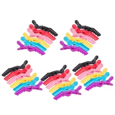 30 Pcs Hairdressing Sectioning Clips Salon Clips Plastic Hair Styling Tools