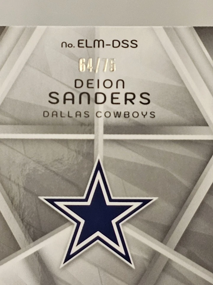 2024 Panini Spectra 64/75 Deion Sanders Hyper Epic Legends Materials Parallel... - Image 2 of 3