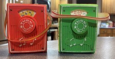 VTG Fisher Price Music Box Radios 1969  1976 Do Re Mi  Teach World To Sing