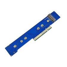 PCIe x8 to 2 NVMe M.2 NGFF SSD Split Expansion Card For 1U Server Case Easy