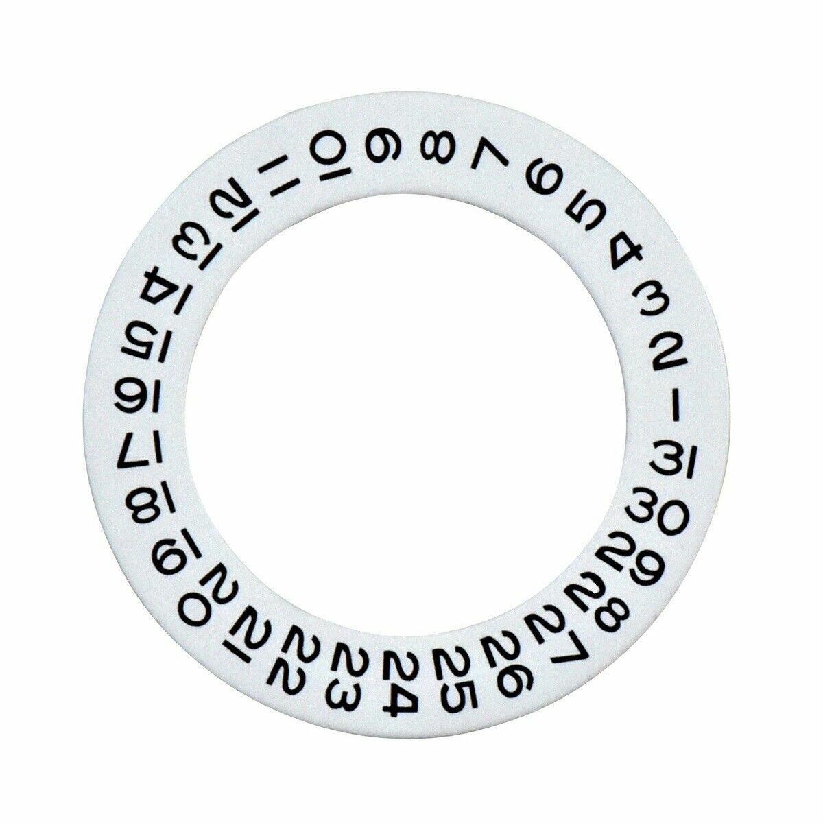 オーダー様用（smileページ） DATE DISC WHEEL OVERLAY FOR ETA 2836 2824 MIYOTA 8215 2813 WHITE
