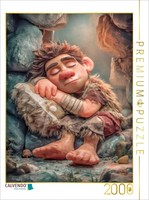 Calvendo Puzzle Steinzeitkarikaturen | 2000 Teile Lege-GrößE 90 × 67 Cm Foto-Puz