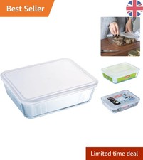Durable 0.8L Rectangular Cook & Freeze Dish with Lid - Perfect for Meal Prepping