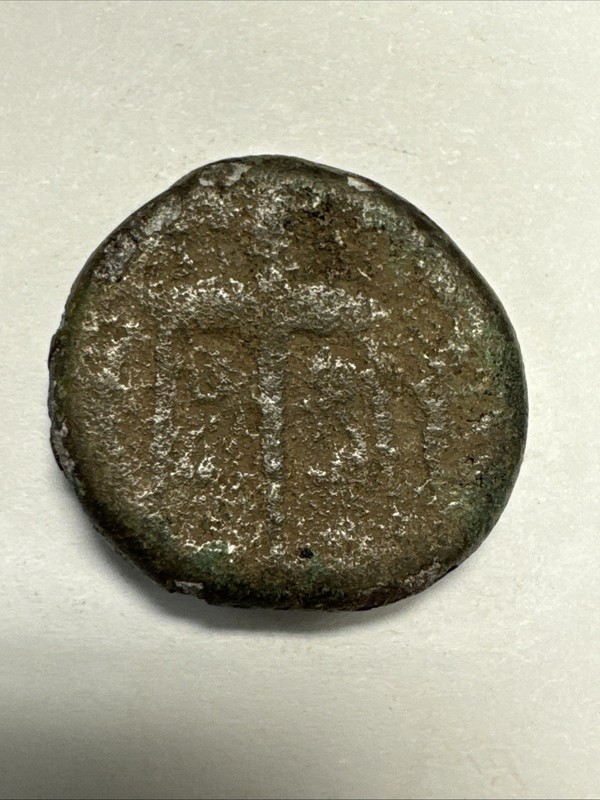 275-215 BC Sicily Syracuse Hieron II Ancient Coin Poseidon Dolphin Trident