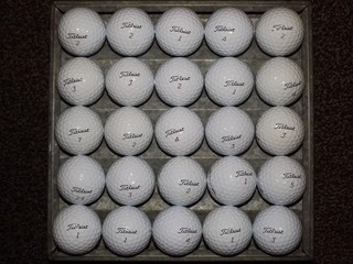 25 Titleist Pro V1x Golfbälle Pearl (A) Klasse