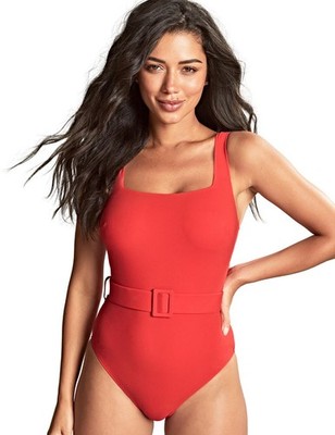 36F Panache Rossa Serena Badeanzug eckiger Ausschnitt Bügel Schwimmanzug SW1750