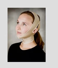 Canfield #96 Facial Plastics Surgical Jaw Bra Beige Post-Op Compression Garment