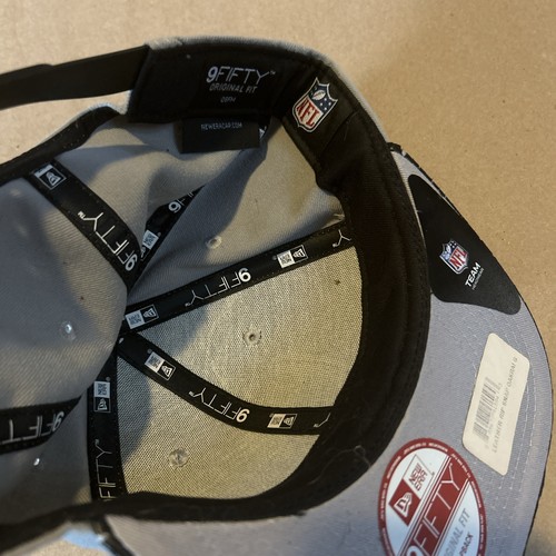 Vintage Los Angeles Raiders Mütze Cap Snapback Schild Logo Leder RIP - Bild 5 von 6
