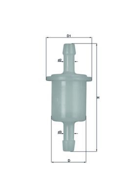 MAHLE Kraftstofffilter KL 26 für LIGIER