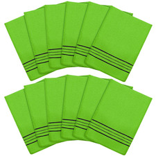 12 Pieces Korean Exfoliating Mitt GloveTowel Body Skin Scrubber Green