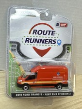 Greenlight Route Runners 2019 Ford Transit FDNY EMS Division 3 1:64 New