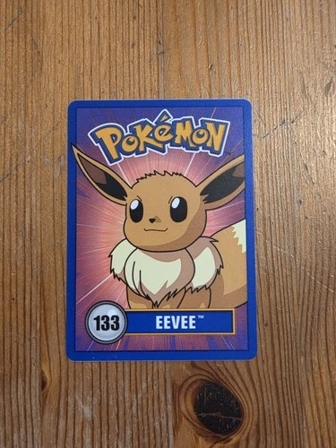 Rare Eevee 133 Game Card 1998 Nintendo Promo Pokemon TCG Vintage Card - DAMAGED!