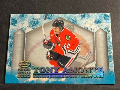 Box #44: 2000 Pacific ICE ELITE OVERSIZE PROOF Tony Amonte Blackhawks #5