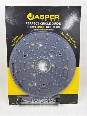 Unopened Jasper Tools Model 400 Perfect Circle Cutting Guide for Plunge Router