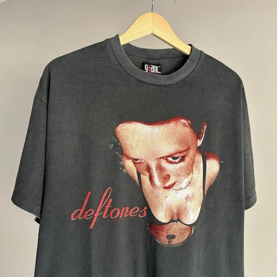 #ad DEFTONES Vintage 1998 AROUND THE FUR Black Unisex shirt Reprint S 5XL $25.99