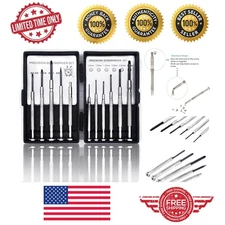 Ergonomic 11-Piece Magnetic Screwdriver Kit for Delicate Electronics Repair