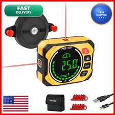 PREXISO 3-in-1 Magnetic Digital Angle Gauge, Digital Level Laser Level