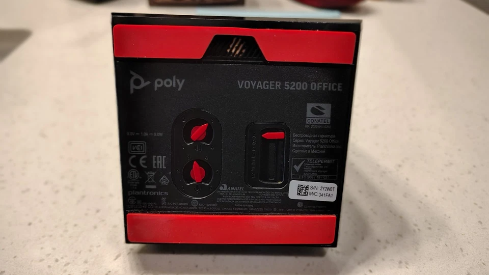 Poly Voyager 5200 Office Wireless Bluetooth Headset, 2 Way Base, USB-A - Image 3 of 3