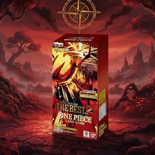 Sealed Japanese The Best Vol. 2 PRB-02 Booster Box US SELLER One Piece Card Game