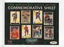 1992-93 Parkhurst Promo Dave Keon Dick Duff Ralph Backstrom George Armstrong 1t8