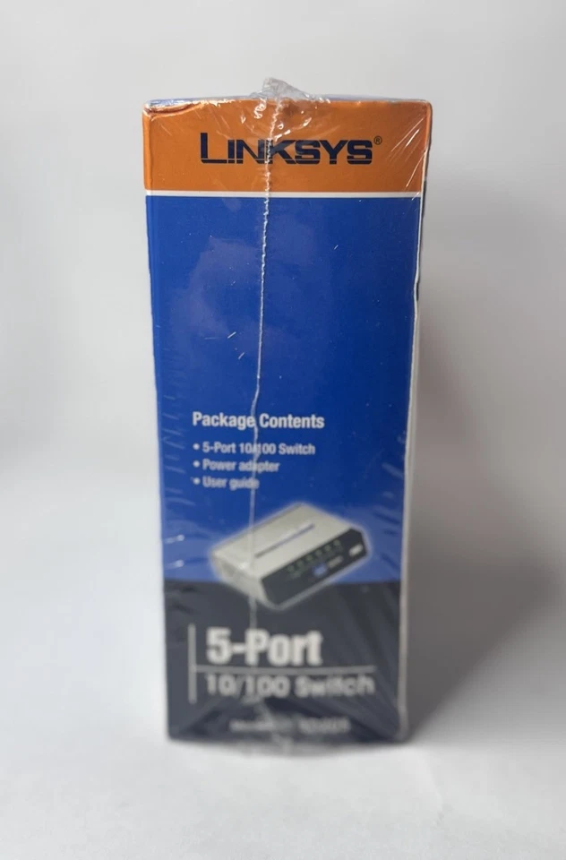 Brand New And Sealed Linksys 5 Port Switch SD205 with Power Supply - Image 2 of 4