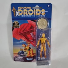 Star Wars DROIDS Animated Series (Lucasfilm 50th) C-3PO Kenner/Hasbro MOC