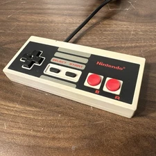 Nintendo NES Controller NES-004 (Nintendo NES) Cleaned Authentic⭐