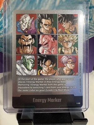 Bandai Dragon Ball Super Energy Marker E-89 Foil Textured Goku Gohan Buu