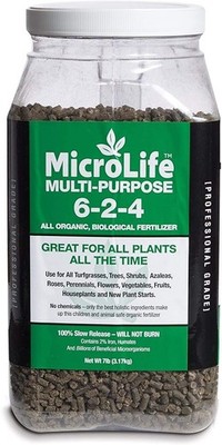 MicroLife Multi-Purpose (6-2-4) Professional Grade Granular Organic Fertilize...
