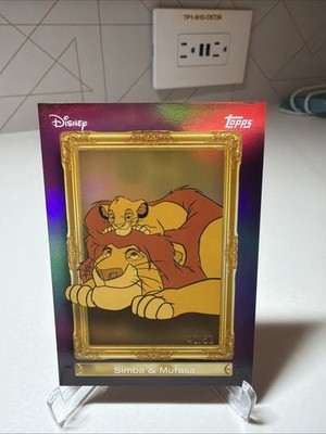 Topps 2026 Disney Neon The Lion King Simba & Mufasa FF-5 /50