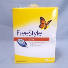 Freestyle Lite Blood Glucose Monitoring System Meter Lancet Kit 2029/09/30