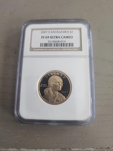 2007 S Sacagawa NGC PF69 Ultra Cameo Native American Dollar