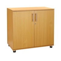 Storage Unit Cabinet  2 Doors Locking Office File Shoe Toy Cupboard Desk Height