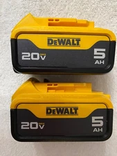 2 New Dewalt DCB205  20V Max  5.0Ah Lithium Ion Batteries Li-ion DCB205-2
